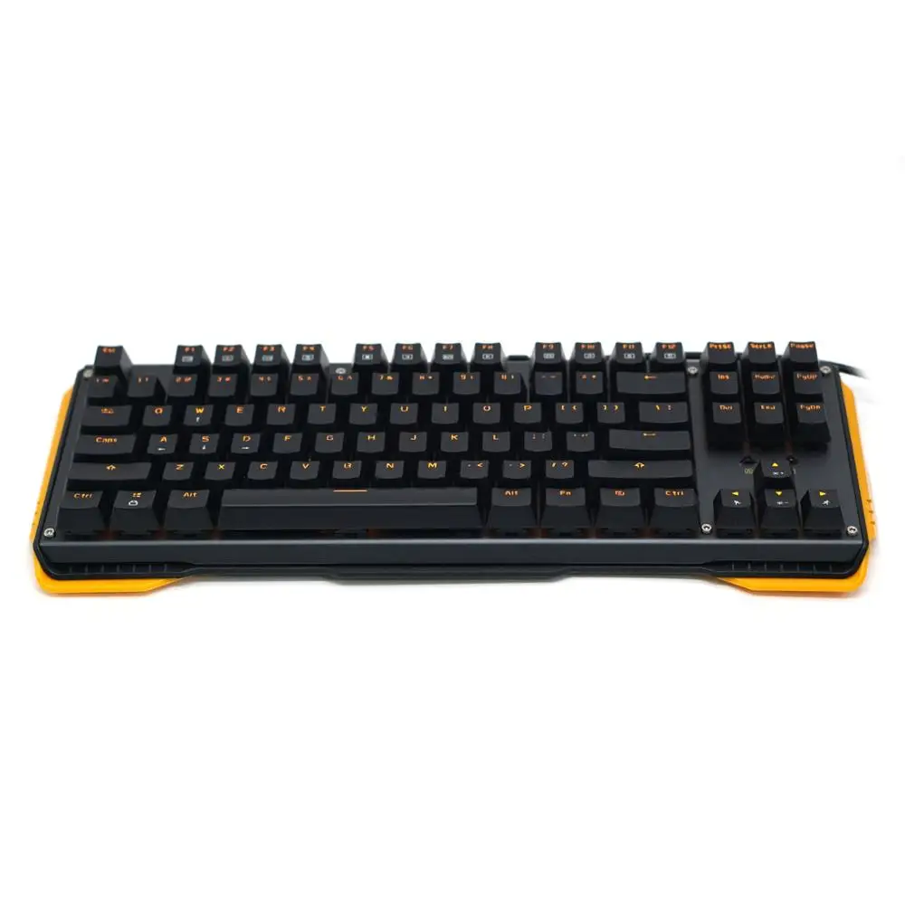 Механическая игровая клавиатура с подсветкой 87 клавиш двухцветные клавиши 12