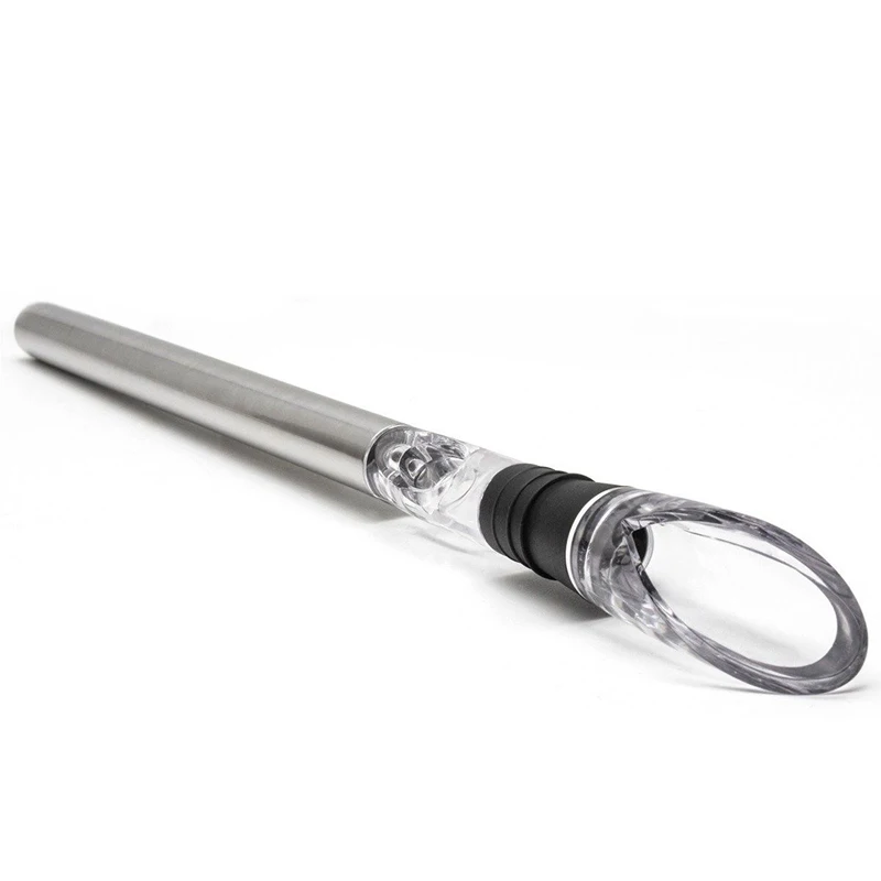 

Stainless Steel Ice Wine Chiller Stick With Wine Pourer Wine Cooling Stick Cooler Beer Beverage Frozen Stick Ice Cool Bar Tool25