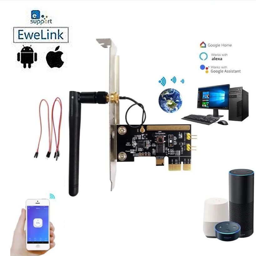 EWeLink APP Умный дом беспроводной Wi Fi пульт дистанционного управления для компьютера