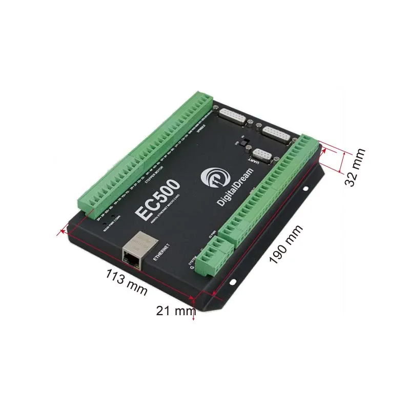 EC500 3/4/5/6 оси контроллер движения ЧПУ для Mach3 с Ethernet связи|Контроллер ЧПУ| |