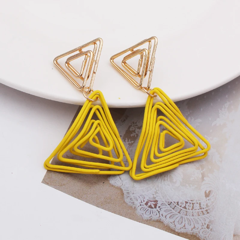 Модные металлические элегантные серьги-кольца для женщин 2020 новые винтажные