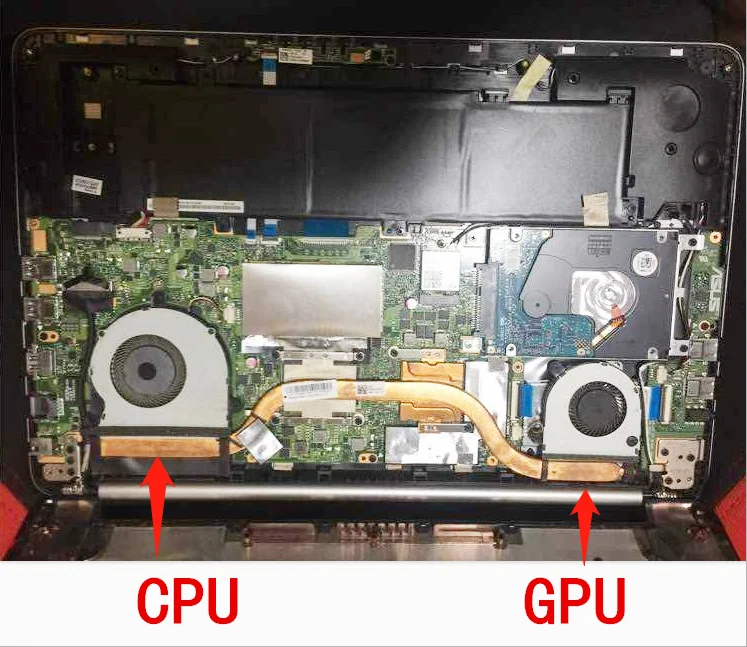 Новый ноутбук процессор GPU охлаждающий вентилятор кулер ПК для ASUS K501L K501LX K501UX A501L