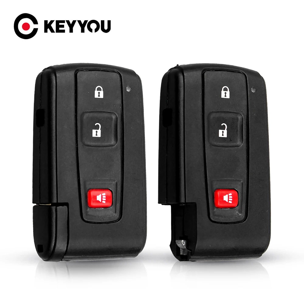 Чехол для дистанционного ключа KEYYOU чехол Toyota Prius 2004 2005 2006 2007 2008 2009 Corolla Verso Camry с/без