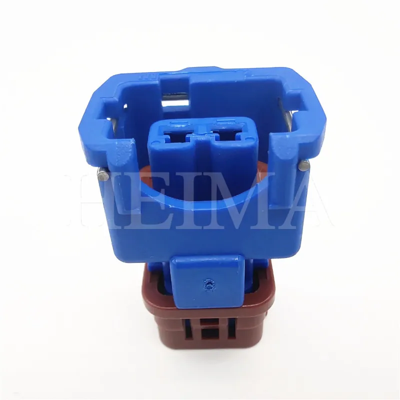 5 комплектов KUM 3 мм 2 Pin способ герметичный стук Сенсор штекер синий женский