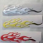 Светоотражающая наклейка для автомобиля и мотоцикла, виниловая 3d-наклейка с изображением пламени и огня, индивидуализированные Чехлы, виниловая наклейка, украшение для автомобиля