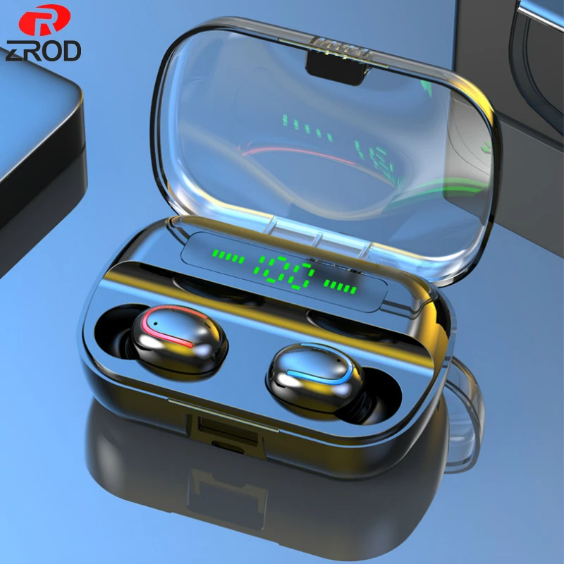 TWS 5 0 настоящие беспроводные bluetooth-наушники спортивные водонепроницаемые