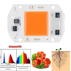 Светодиодная лампа AC220V 10 Вт 20 Вт 30 Вт 50 Вт с полным спектром освещения для выращивания растений в помещении саженцы для выращивания цветов