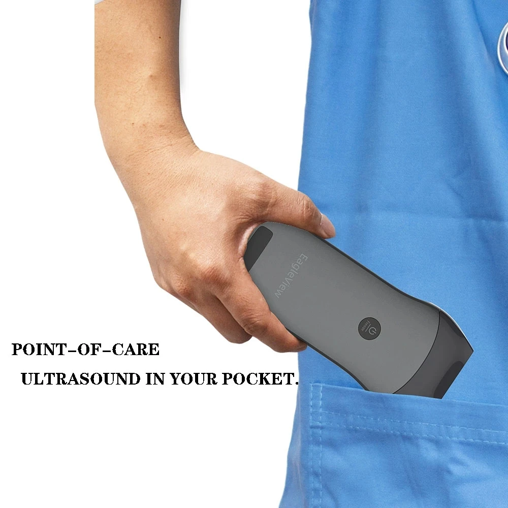 

Handheld Portable Linear Ultrasound Scanner Rehabilitation Physiotherapy Depth 100mm Frequency 7.5MHz 10MHz Support iOS Android
