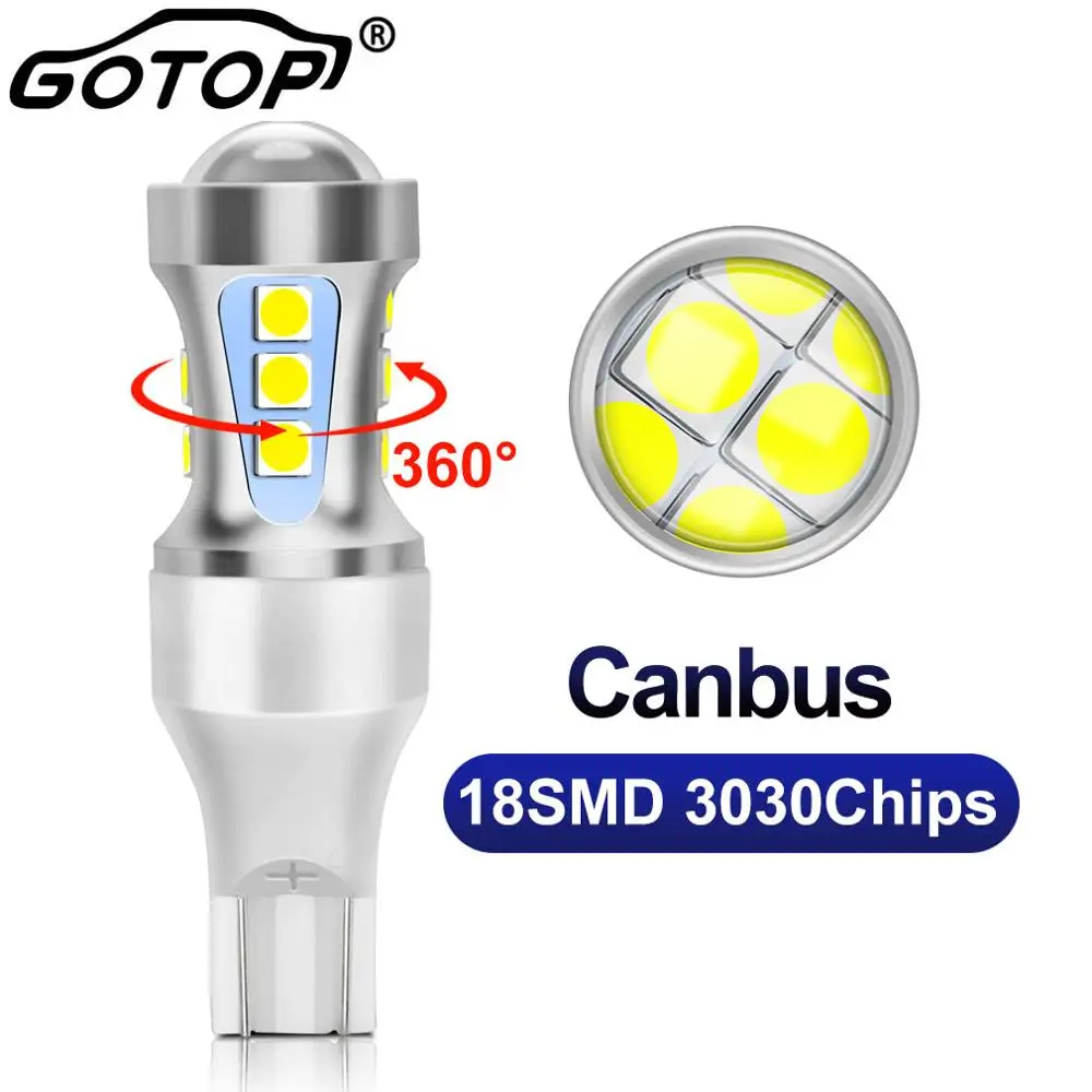 1 шт. чипы T15 921 W16W 18SMD 3030 Led Canbus без ошибок 920 921 912 Лампа 6000 лм фсветильник заднего хода автомобиля K 12 в авто 1 шт. чипы T15 921 W16W 18SMD 3030 Led Canbus без ошибок 920 921 912 Лампа 6000 лм фсветильник заднего хода автомобиля K 12 в авто
