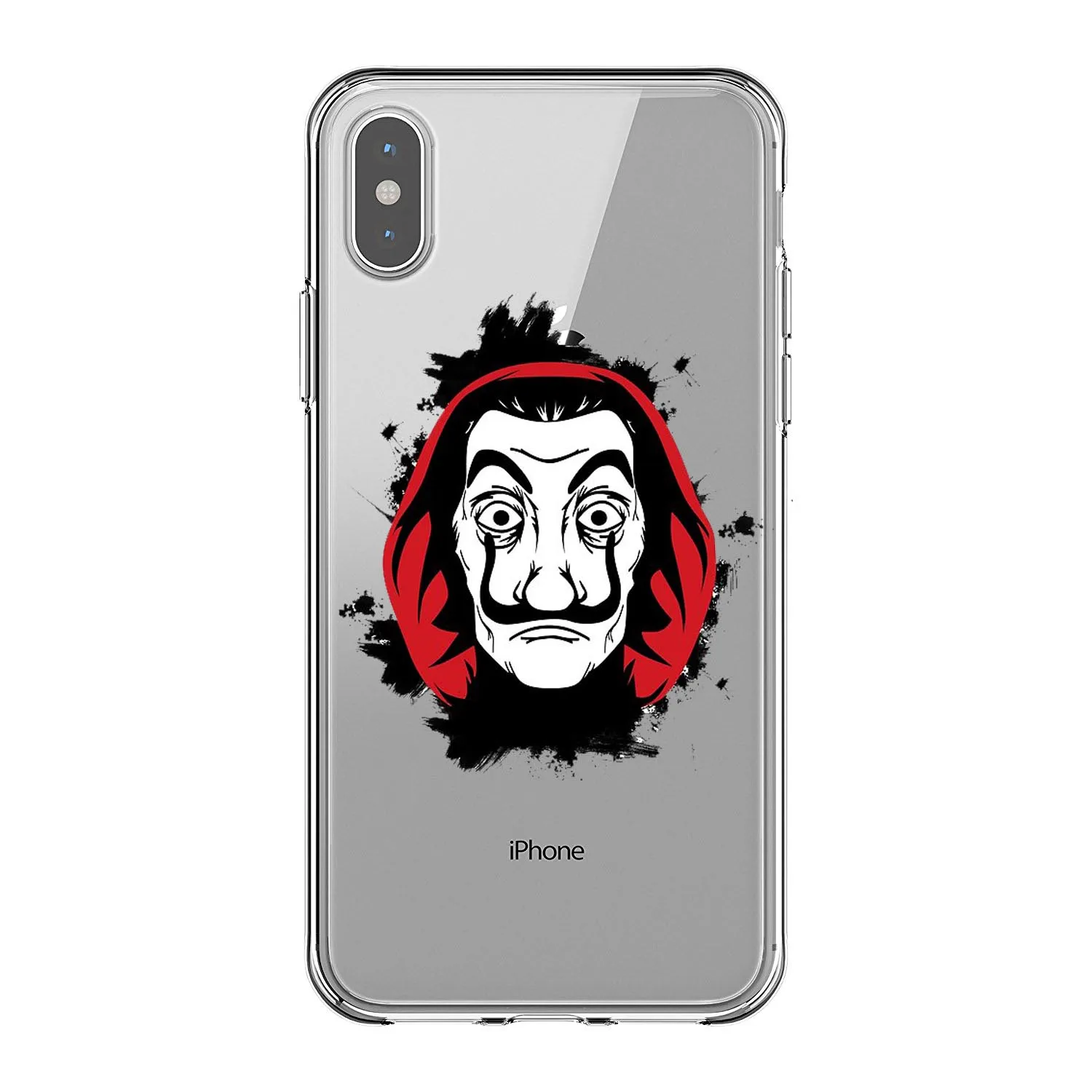 Испанский ТВ серии La Каса де papel Мягкий Силиконовый ТПУ чехол для телефона iPhone 11 Pro MAX 5s se 6 6s Plus 7 8 Plus X XR XS MAX - Цвет: TPU