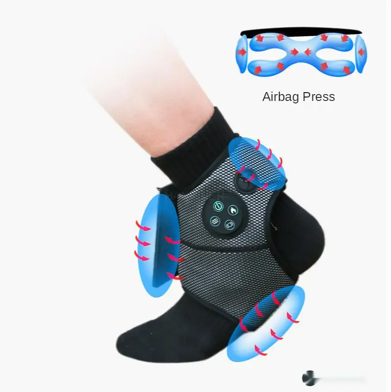 Online Multifungsi Gelombang Udara Tekanan Udara Pijat Pergelangan Kaki Kompres Panas Pijat Kaki Bergetar Terapi Kaki Perangkat