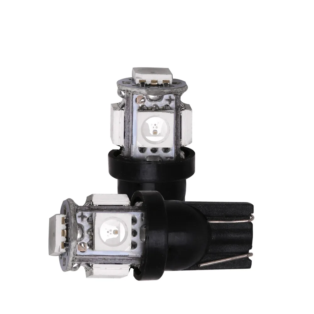 2 шт., автомобильные лампы для чтения T10 194 168 W5W 5050