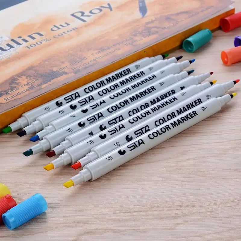 12 шт цветов набор ручек для рисования чернила на водной основе белая доска нейлон