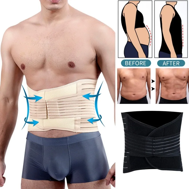 

Man Waist Cincher Tummy Control Shapewear Slimming Body Shaper Abdomen Compression Sheath Belly Flat Breathable Belt Corset New