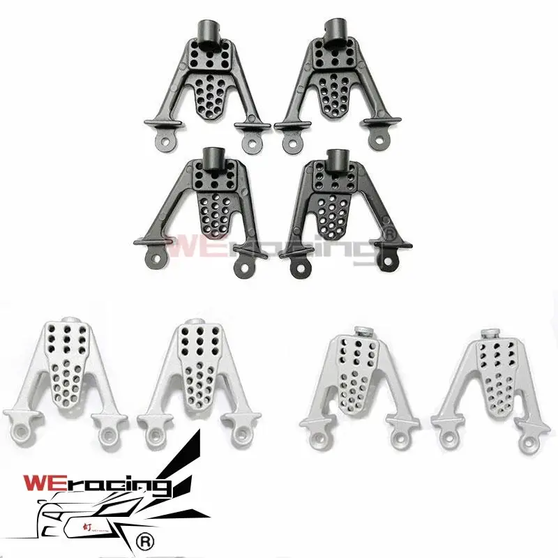 

Aluminum Rear/Front Shock Mount Lift Shock Kits for 1/10 Scale Axial SCX10 RC Model Crawler Truck Car (A Type, Black)