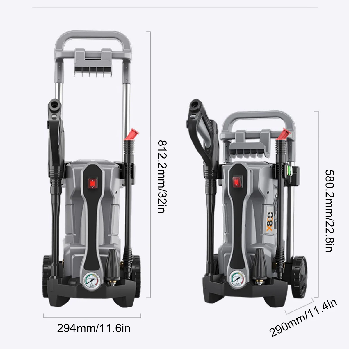 

150Bar High Pressure Washer For Parkside Pressure Sprayer Car Washing Machine Cleaner Pump Foam Generator Sink Accessories