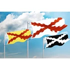 Флаги для улицы Испании, 3 Х5 фута, полиэстер, флаг на заказ 90 Х200 см