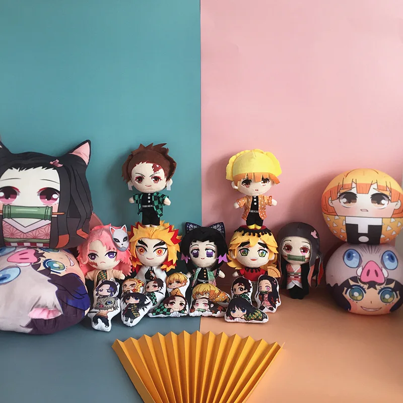 Хит продаж Аниме Демон убийца: Kimetsu без Yaiba Косплэй мягкие плюшели Куклы Мягкие