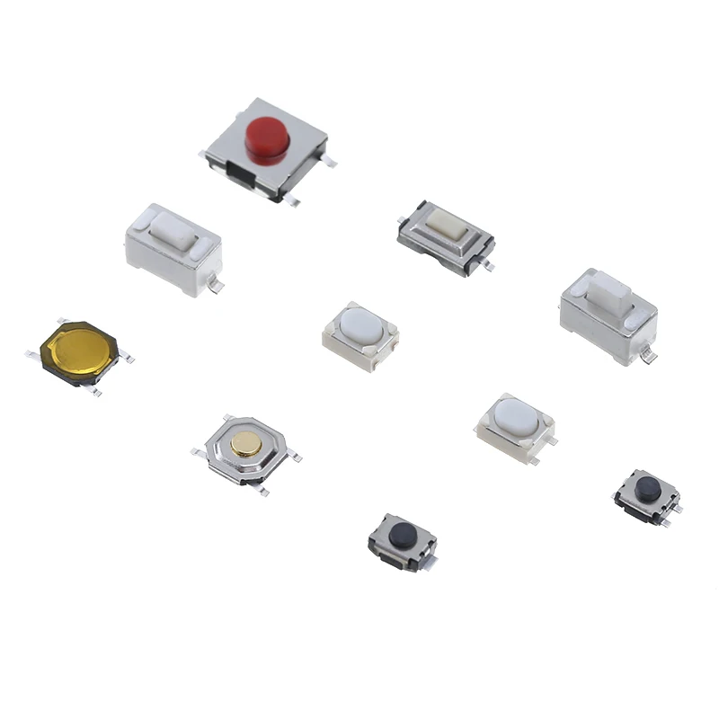 250 шт./кор. смешанный тактильный сенсорный кнопочный выключатель 10 типов Mayitr