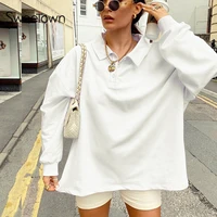sweetown solid white casual oversize sweatshirts for women autumn fashion long sleeve outfits pullover sweatshirts streetwear