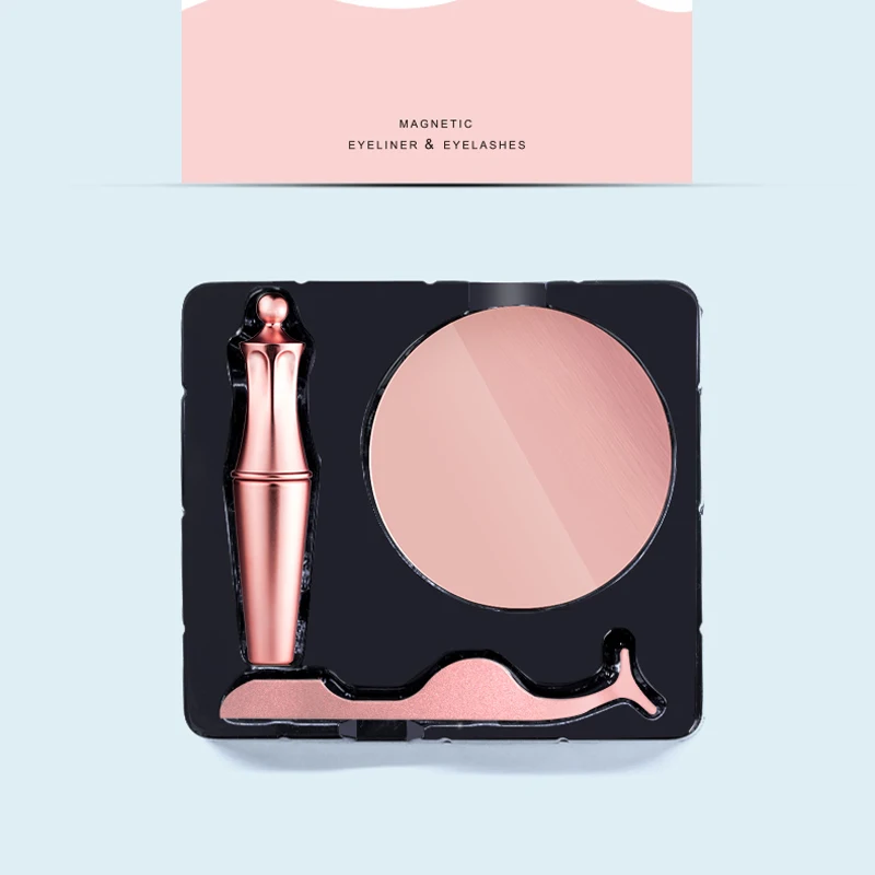 Набор магнитной жидкой подводки для глаз и щипцов для накладных ресниц 2019 года, водостойкий, долговременный.