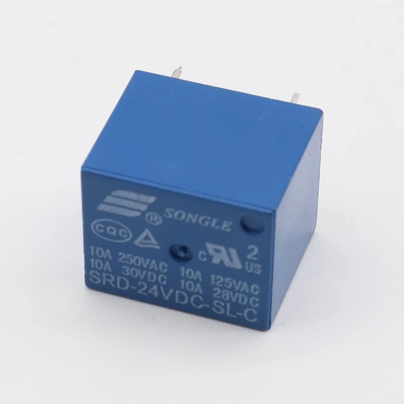 5 шт. SRD-24VDC-SL-C 24VDC 10A 250vac реле мощности PCB тип T73-24V футов Новый и оригинальный