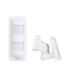 Проводной Двойной датчик движения PIR + MW, уличный водонепроницаемый домашний датчик безопасности с безопасными для домашних животныхширокоугольнымиобъективами для штор