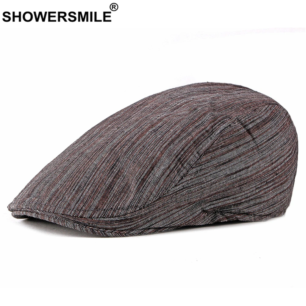 Кепка SHOWERSMILE мужская с плоским верхом хлопковая Повседневная в белую