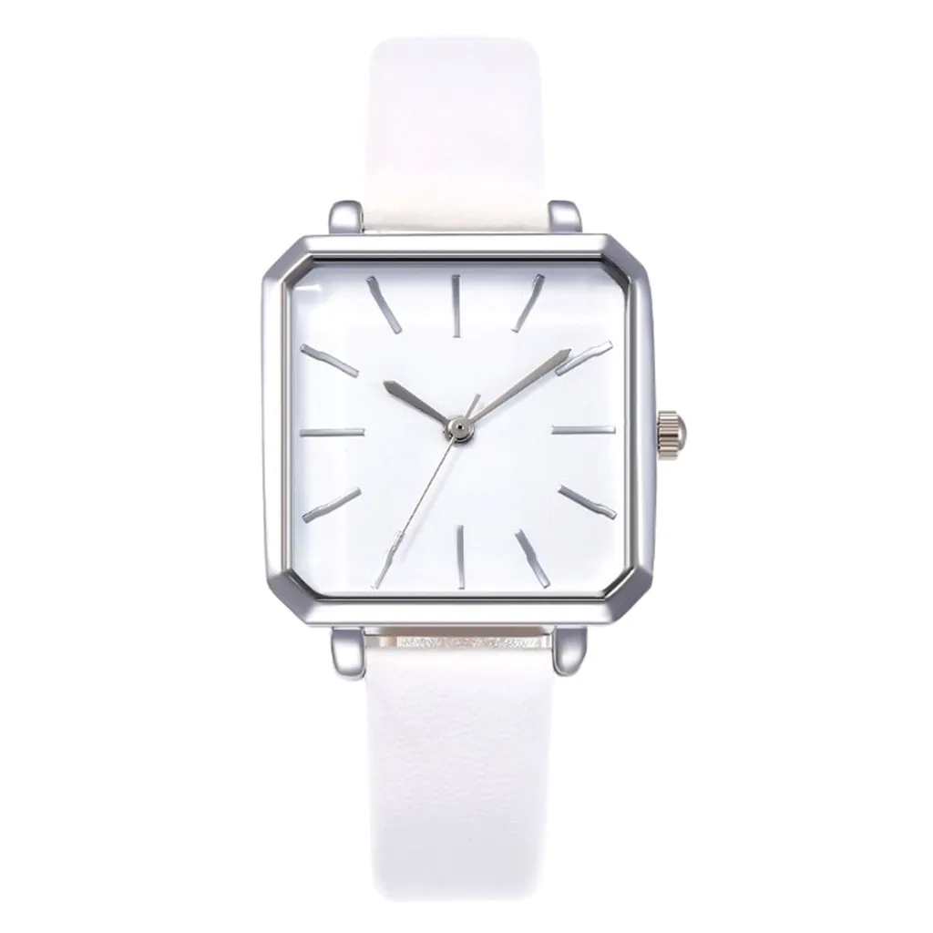 

Women's Delicate Small Belt Casual Square Shell Belt Watch Simple Quartz Watch Luxury Watch Women Leather relogio feminino #10