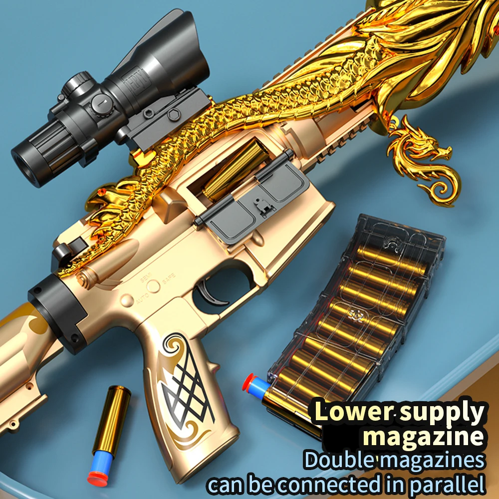 Детский игрушечный пистолет M416 пушка коврик из ЭВА для страйкбола оружие