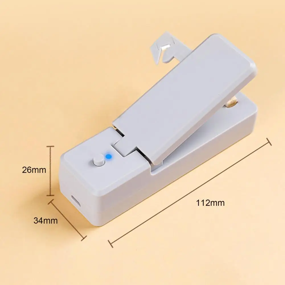 

Portable Sealing Machine USB Charging Magnetic Bottom Bag Sealer Heating Plastic Bag Snack Food Plastic Bag Baking Mini Sealer