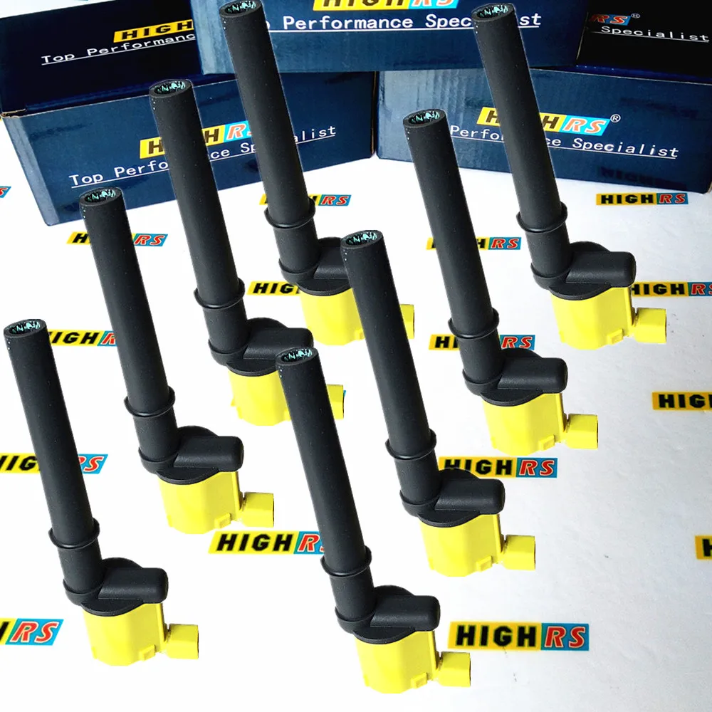 Набор катушек зажигания 8 шт. для различных Ford Mustang Lincoln V8 UF191 Qvale 5.4L DG487 DG492 DG512 4L7Z12029AA