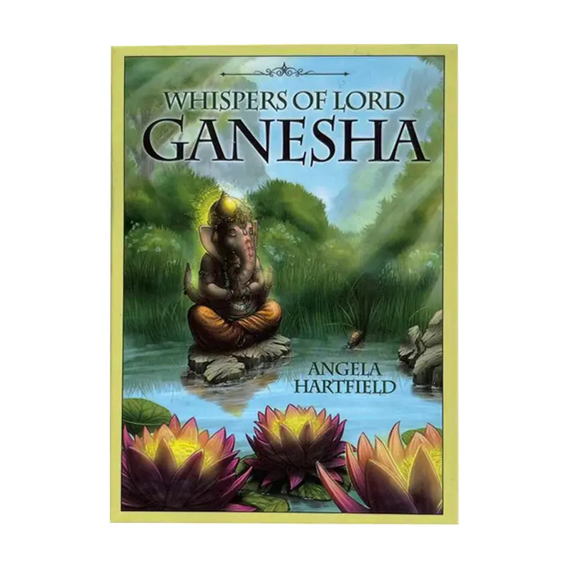 

Whispers Of Lord Ganesha oracle cards Tarot English Board Deck Palying Cards For Party Game Guidance And PDF