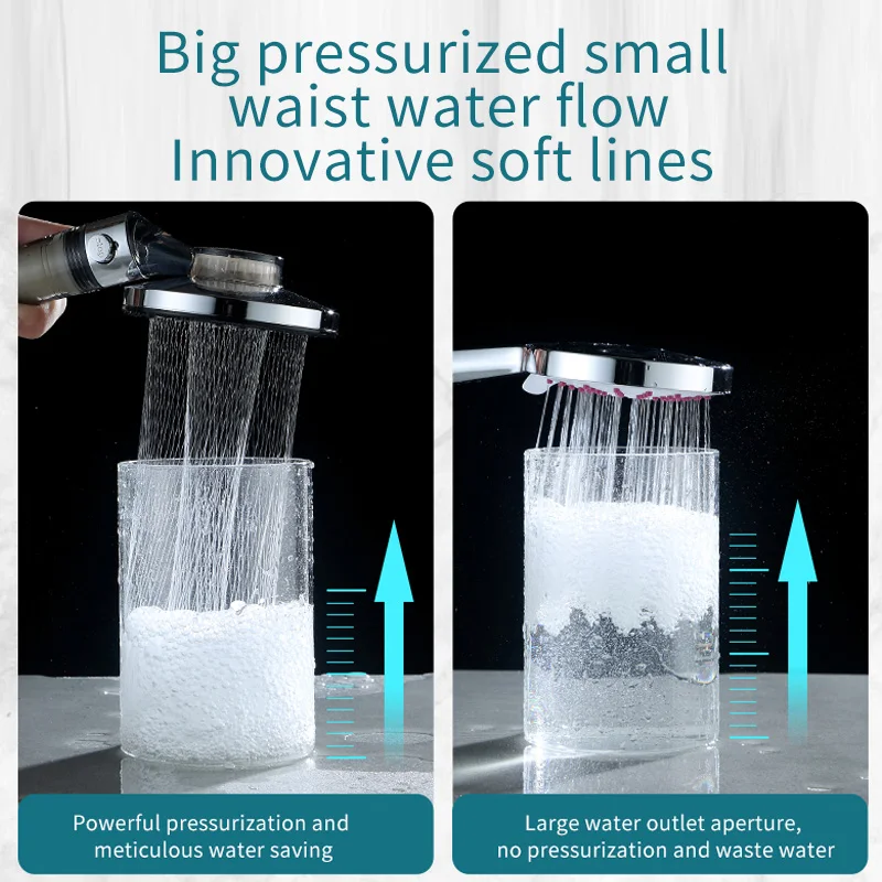 

ZHANG JI New Turbocharged Filter Shower Can Replace The filter Ement With One Click To Stop Water For Bathroom