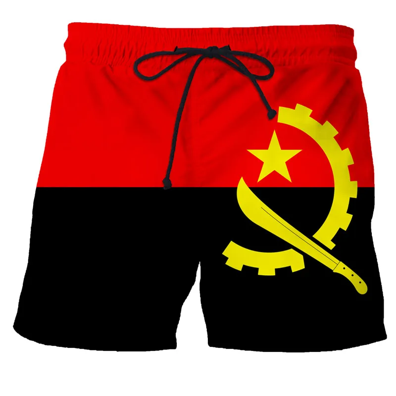 

New summer National flag 3D Print Short Trunks Men Sport Casual Streetwear Beach Shorts Fashion Swimwear Pants shorts