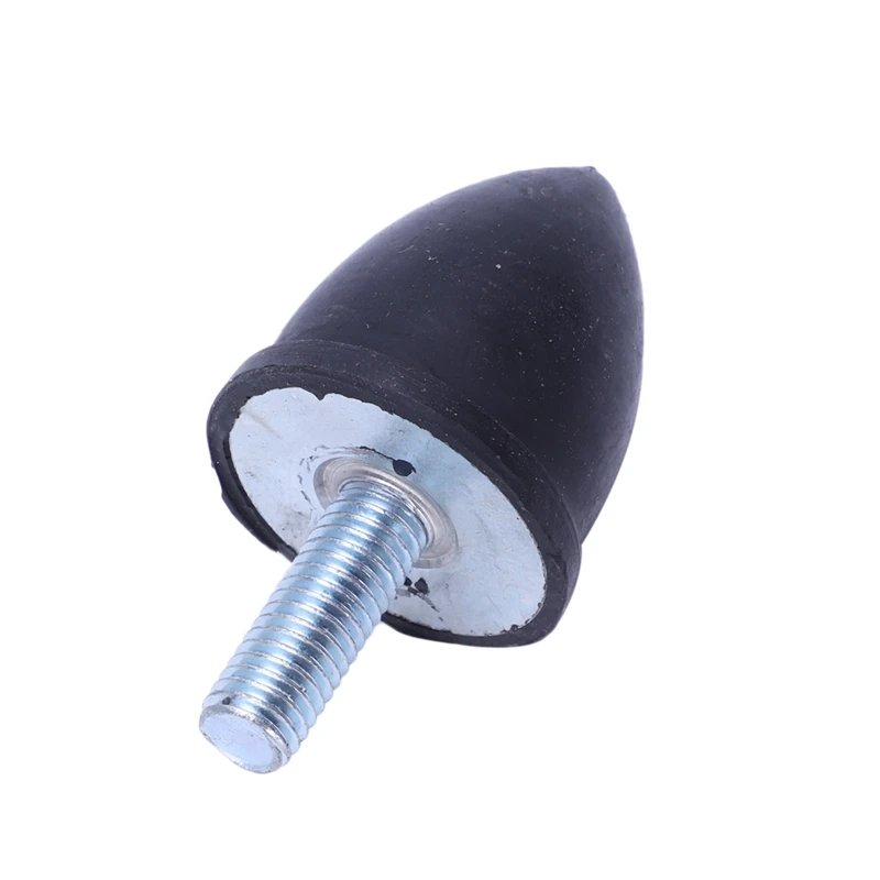 M8 threaded cone rubber metal vibration isolator conditioning buffer 30mm x 36mm