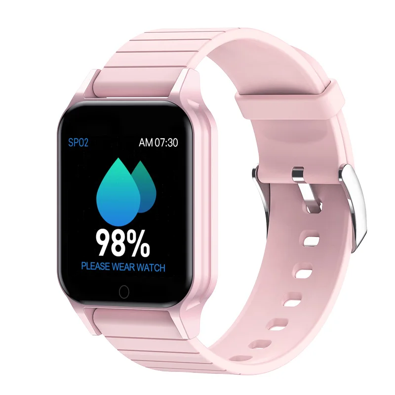 

Body Temperature Smart Bracelet T96 Waterproof Bluetooth Camera Music Heart Rate Blood Pressure Watch For IOS Android Bracelet