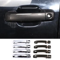 abs exterior side door handle cover decorative trim fit for toyota tundra 2007 2021 sequoia 2008 2021 car accessories