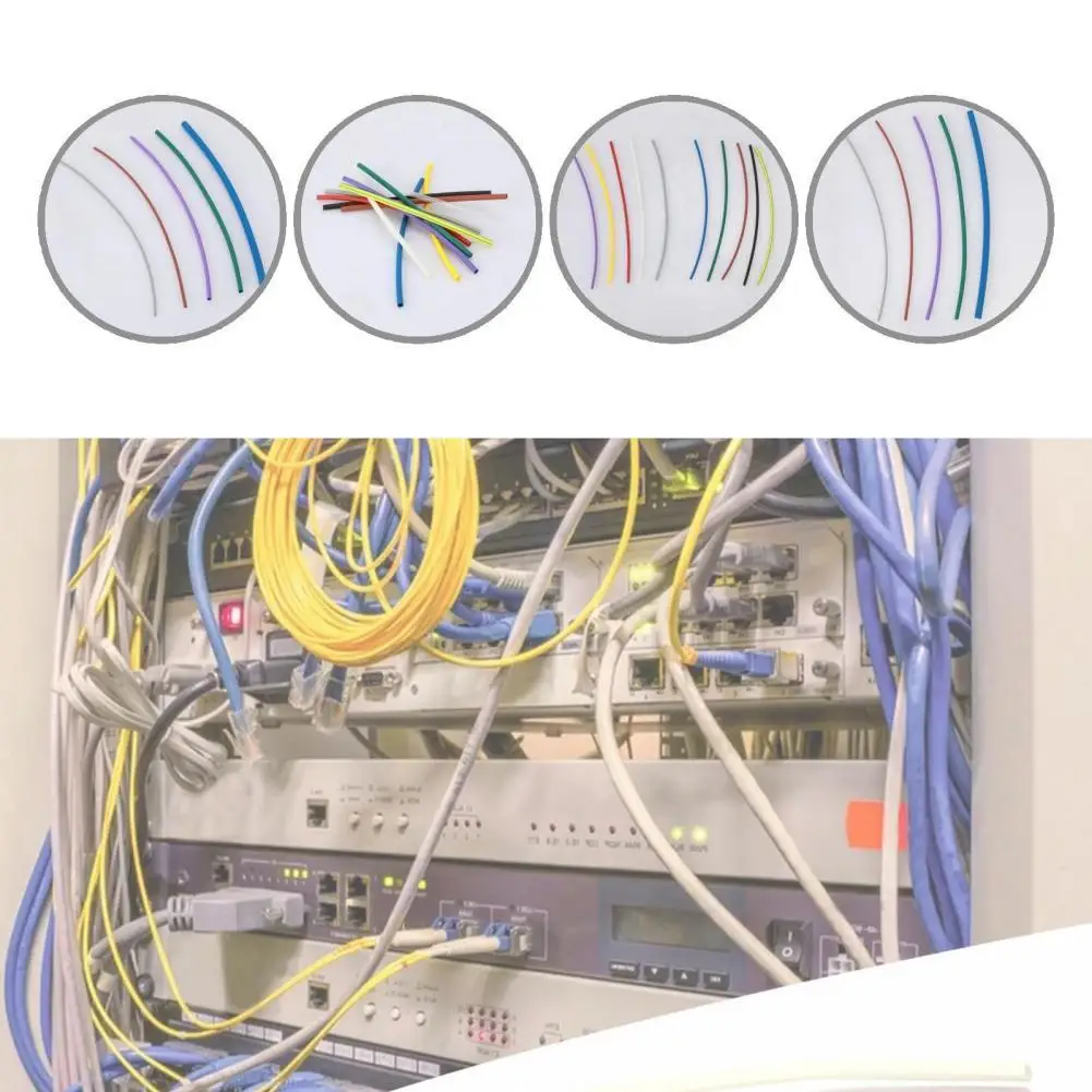 

Easy to Use 55Pcs/Set Electrical Eco-friendly Heat Shrink Sleeves Flame-Retardant for Wire Marking