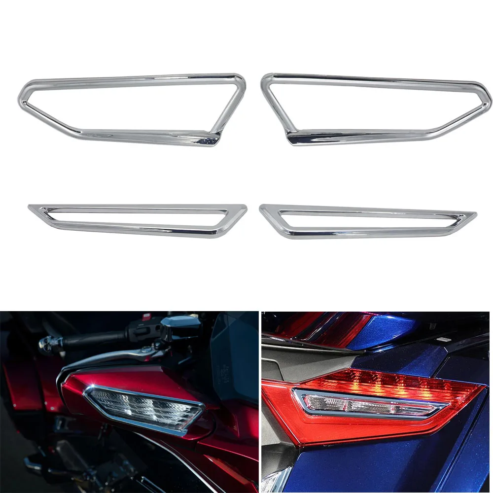 

Front adn Rear Mirror Surround Garnish retro-view mirror cover For HONDA GL1800 GL 1800 2018 2019 2020