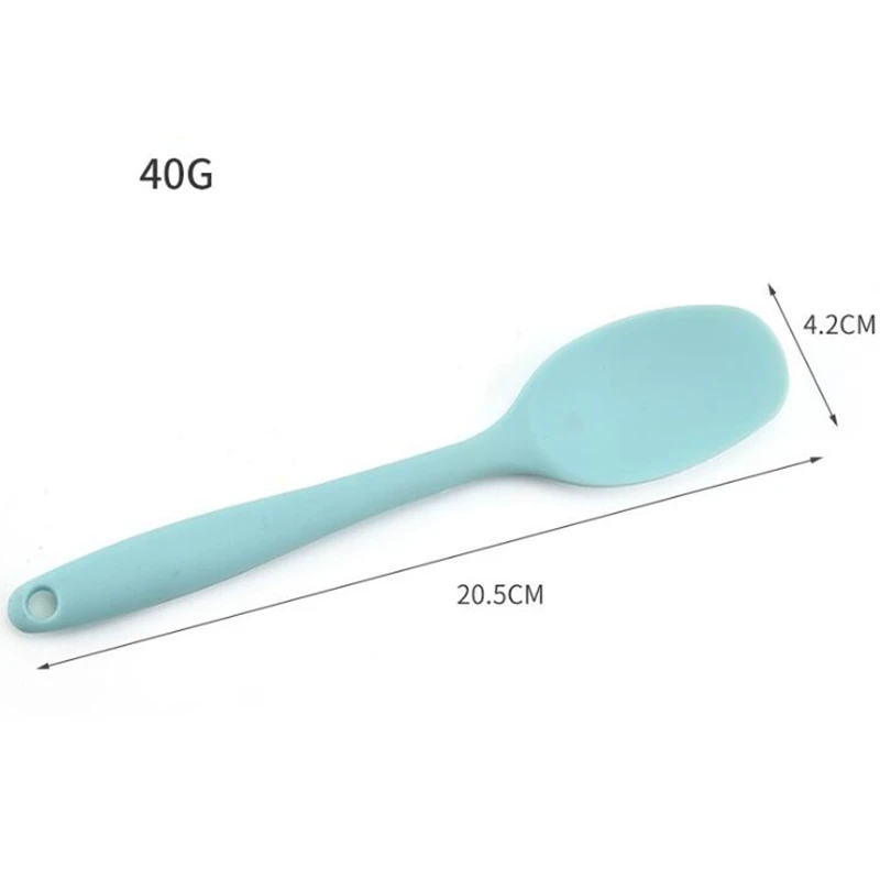 Термостойкая Силиконовая ложка лопатка кухонная посуда ручка скребок