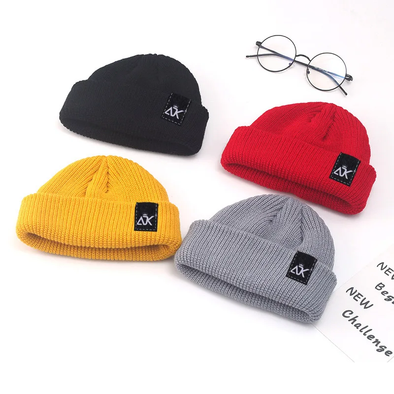 

2021 New Winter Hats Skull Cap High Quality Unisex Caps All Match Fashion Hat Knitted Stretchy Design Men's Decor Accessory