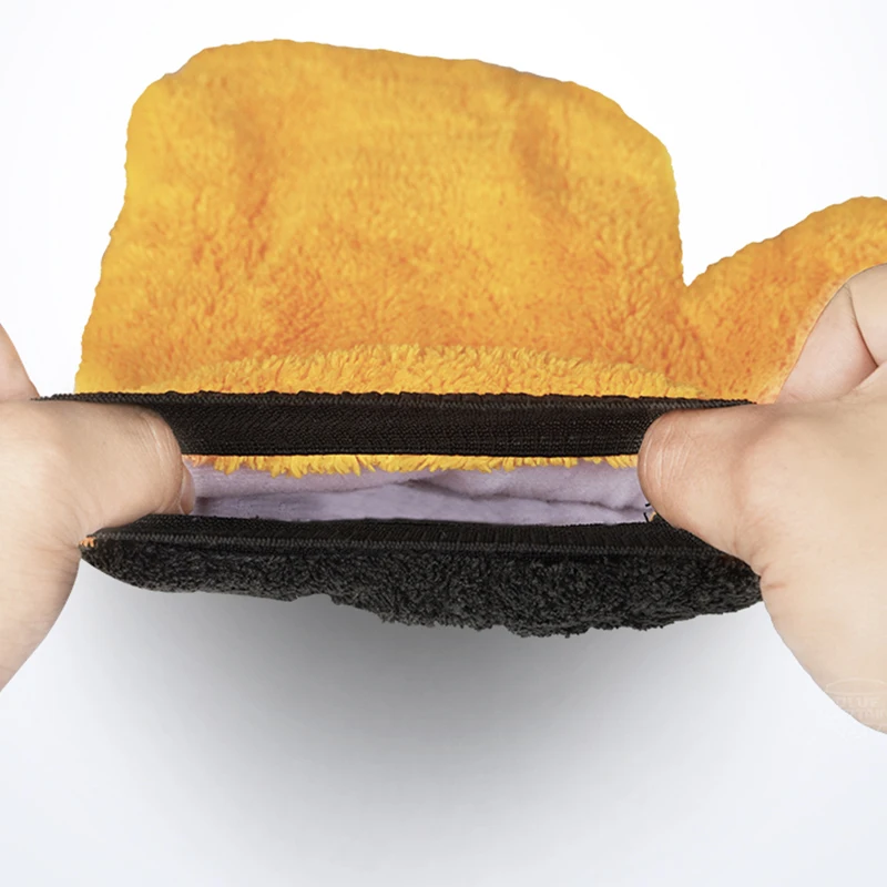 Новая Автомойка рукавицы 1 упаковку премиум Циклон микрофибровая стирающаяся