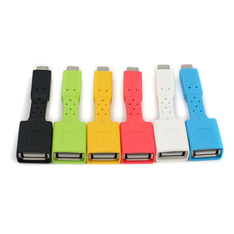 Многоцветный Мини Портативный USB 3,1 микро-USB-C type-C адаптер данных OTG конвертер для samsung galaxy HUAWEI мобильный смартфон - Цвет: white