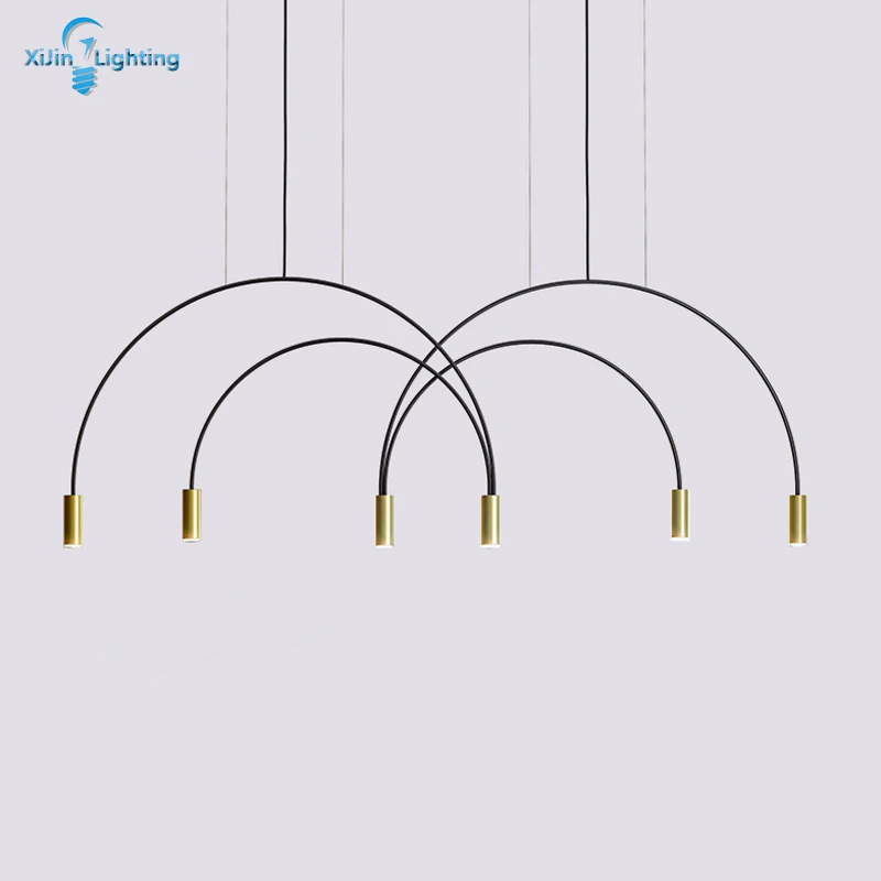 Скандинавский дизайн железная светодиодная Подвесная лампа креативная для