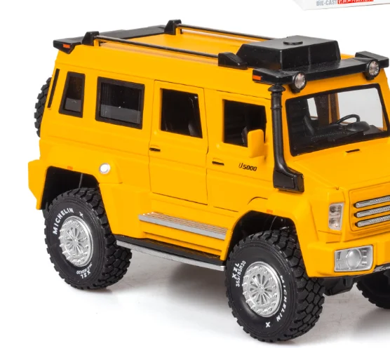 1:28 UNIMOG U5000 модель автомобиля из сплава многофункциональный внедорожник