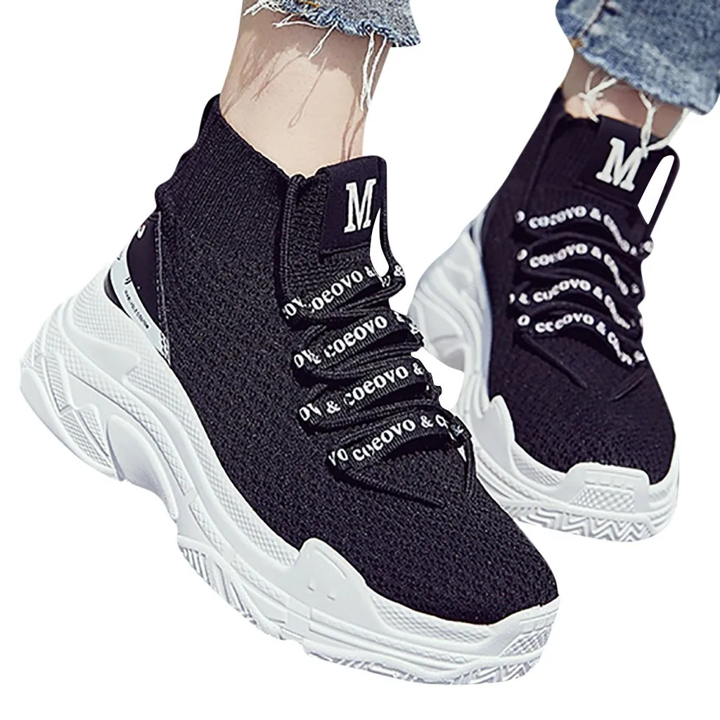 Женские кроссовки с высоким берцем Новое поступление дышащие зимние теплые на