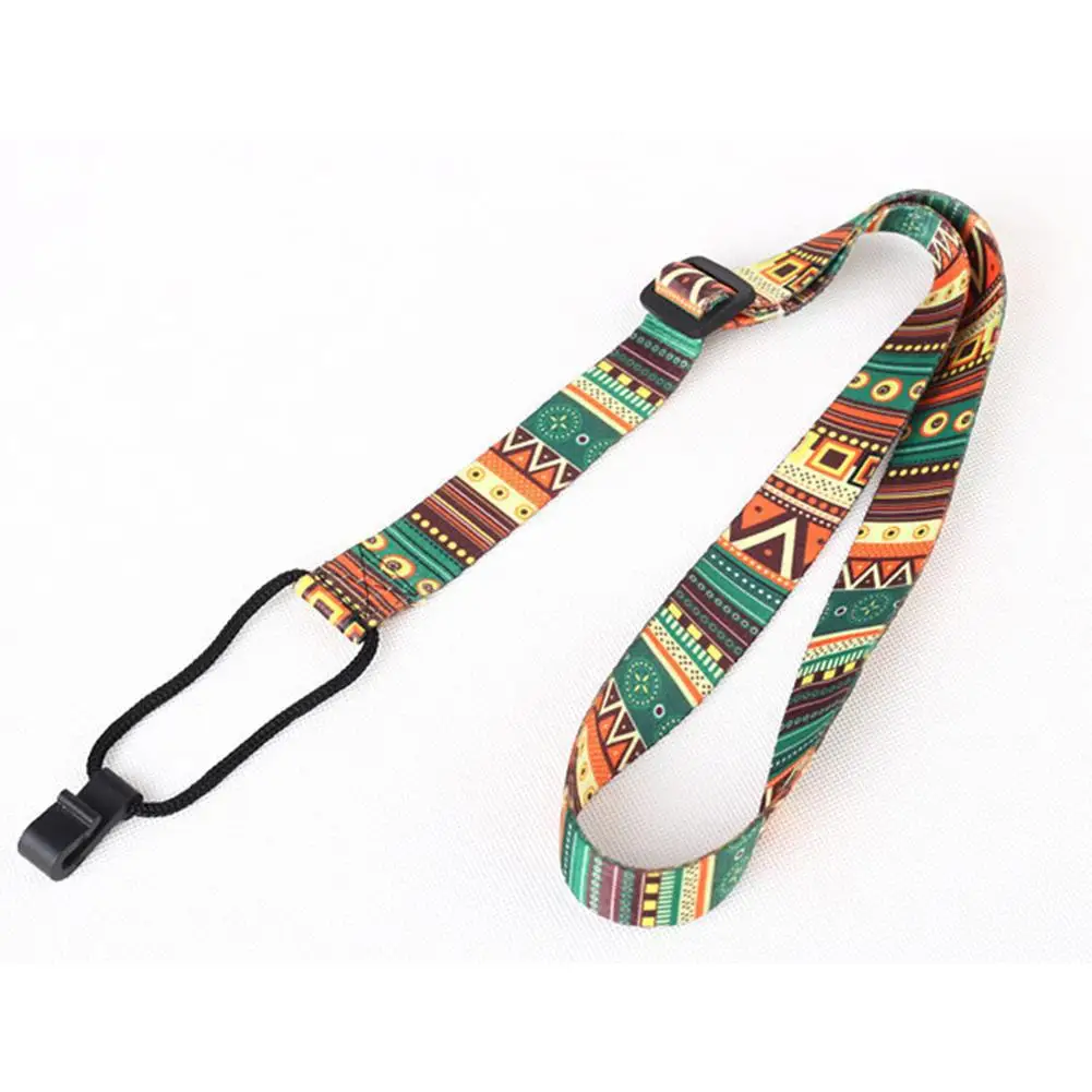 

Ethnic Style Ukulele Strap Thermal Transfer Ribbon Guitar Belt Instrument Guitar Accessories