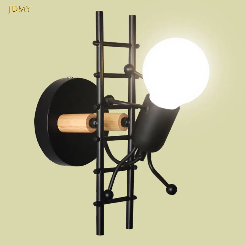 Настенная люстра светодиодный светильник креативное железное прикроватное бра