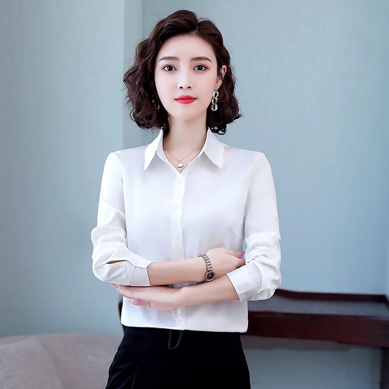 TingYiLi M-4XL Женская Фотографическая рубашка с длинным рукавом в Корейском стиле